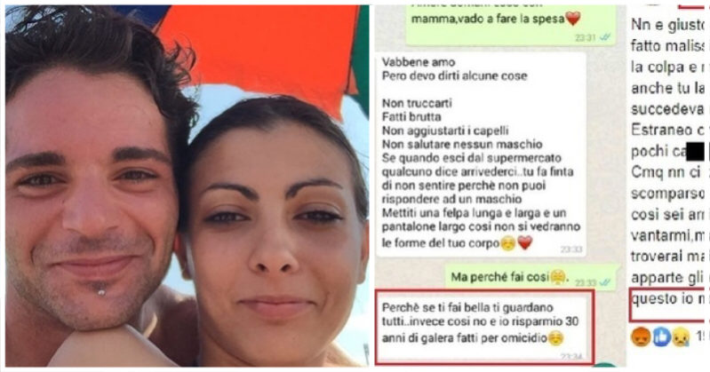 “Copriti o ti uccido “ i messaggi del marito di Giulia su whatsapp