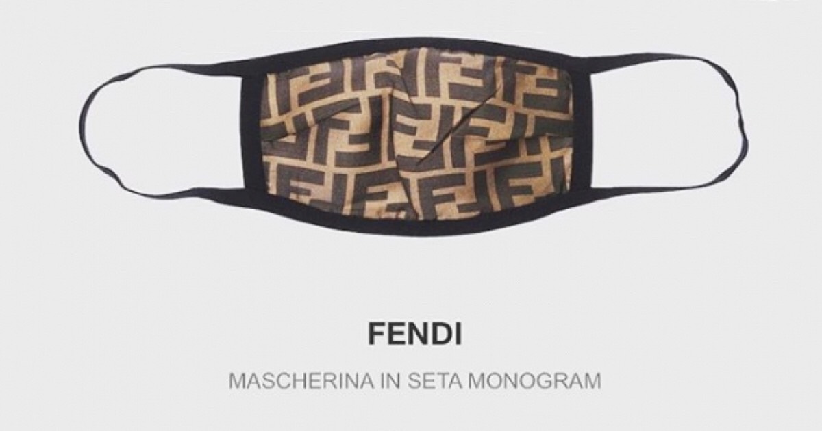 Coronavirus, mascherine di Fendi in vendita a 190€