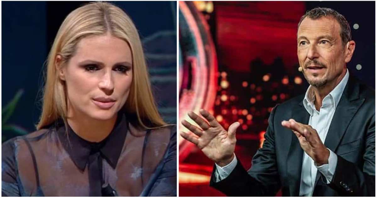 Michelle Hunziker contro Amadeus