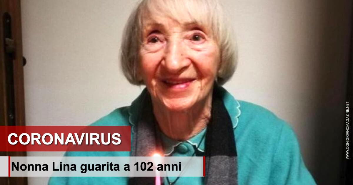 Nonna Lina guarita a 102 anni