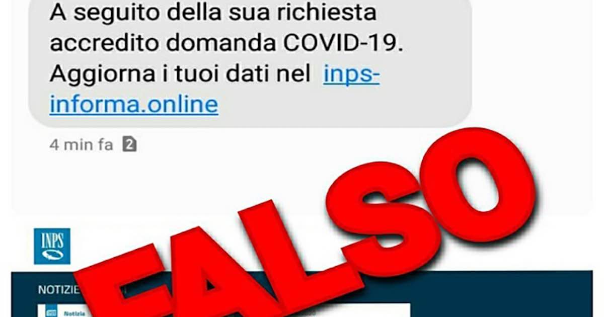 falso messaggio dell’Inps