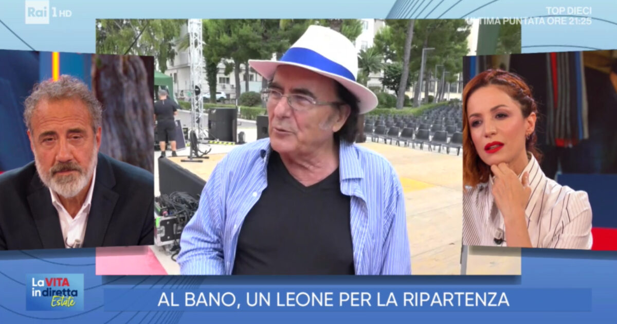 Al Bano annuncia il suo funerale a La Vita in Diretta Estate