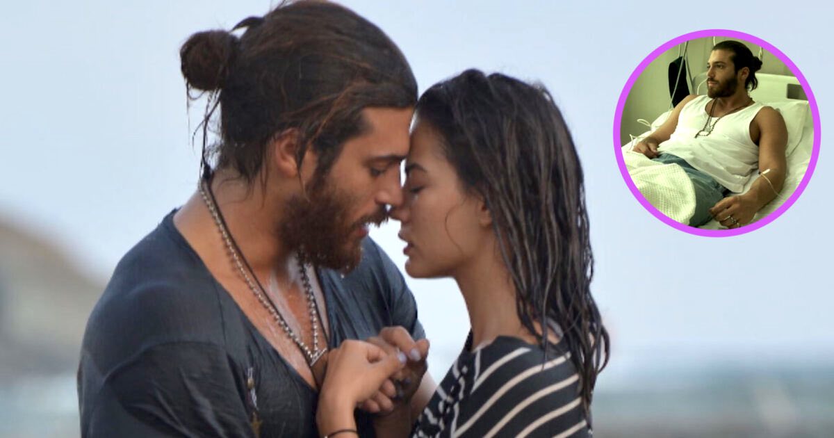 Can Yaman finisce in ospedale dopo aver baciato Demet Özdemir