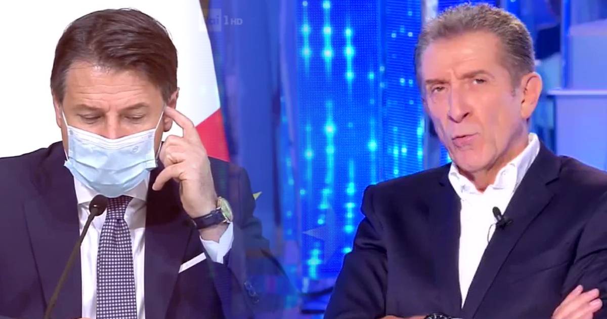 A Domenica In, Ezio Greggio critica Giuseppe Conte