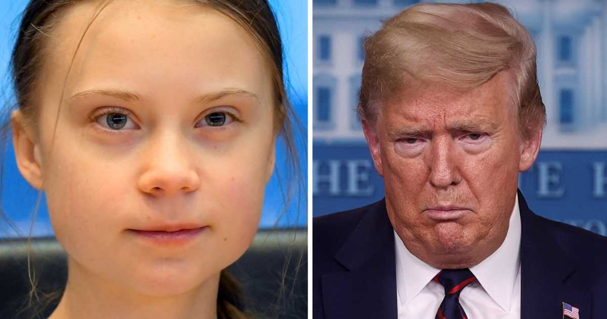 Greta Thumberg si vendica di Trump