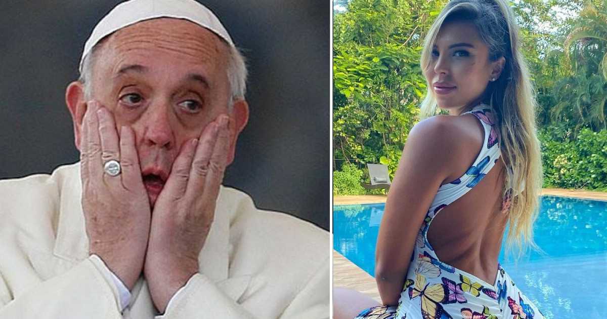Papa Francesco mette un like ad una modella brasiliana_