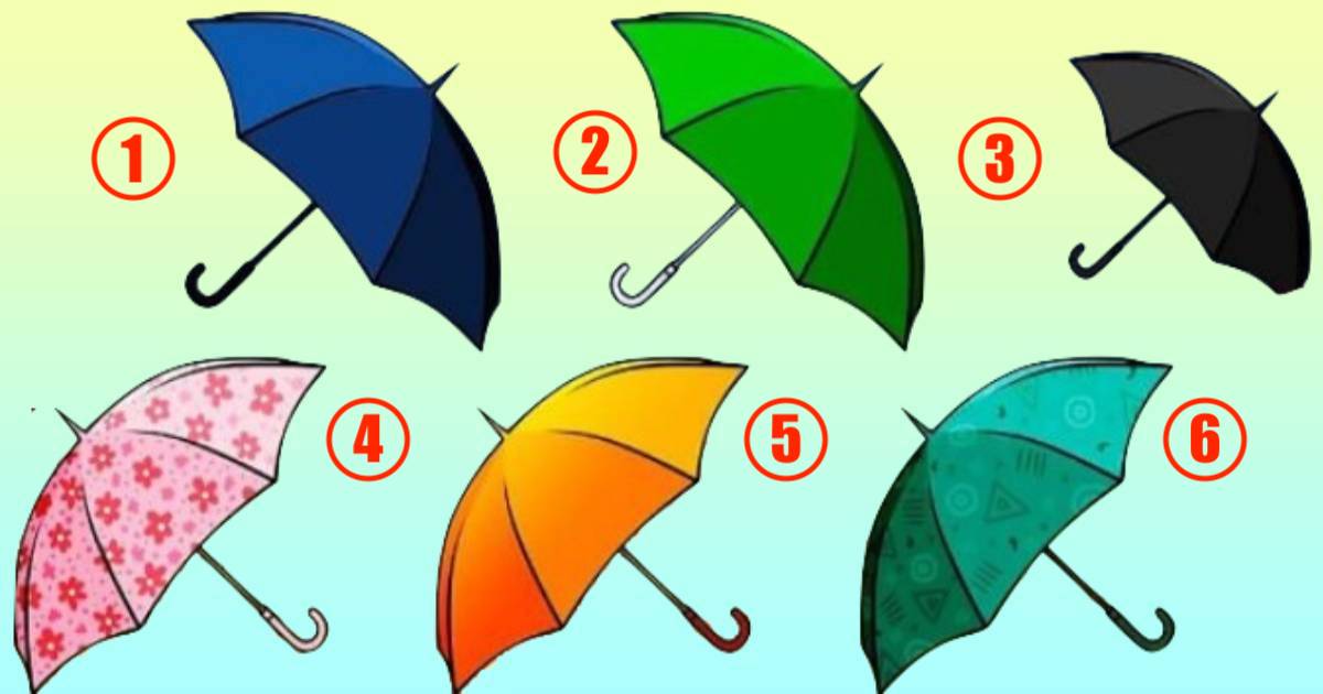 Test psicologico scegli uno degli ombrelli