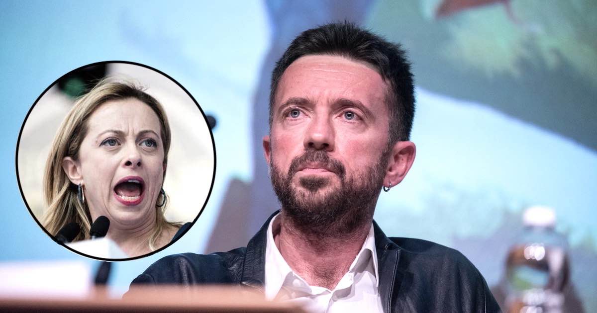 Andrea Scanzi tuona contro Giorgia Meloni urla meno