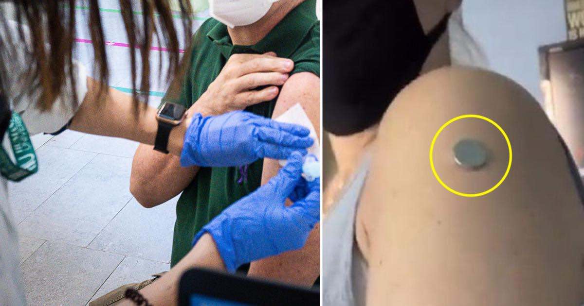 I vaccini Covid rendono il braccio magnetico