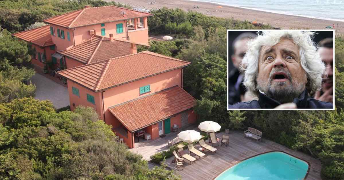 La villa di Beppe Grillo affitto a 12.750 euro