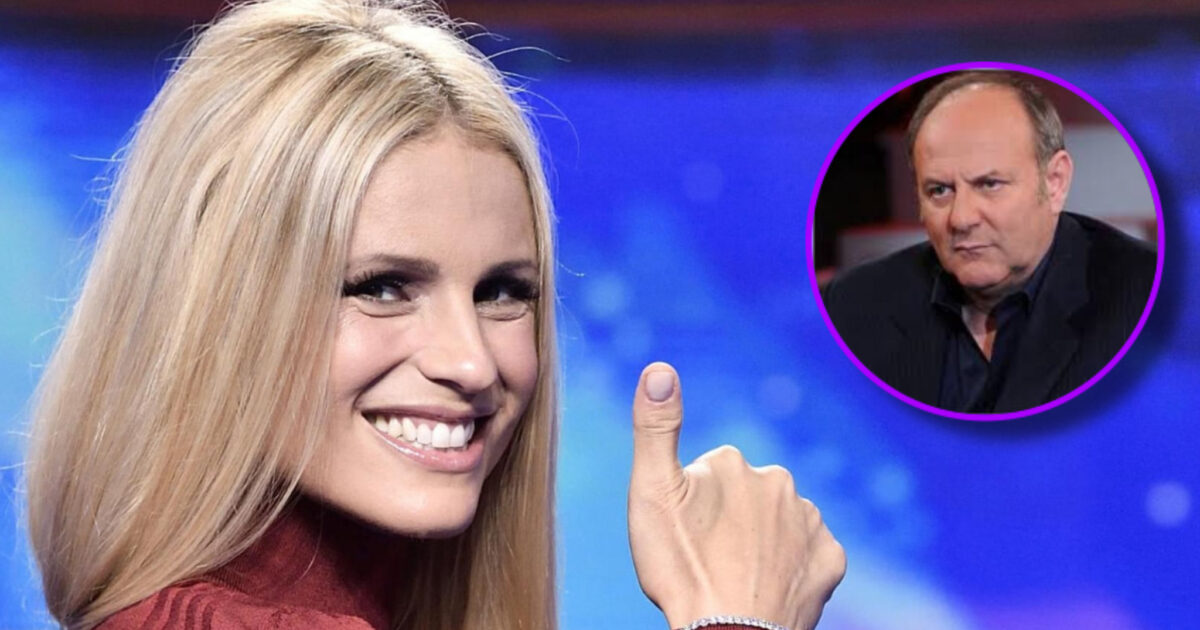 Michelle Hunziker ruba il posto a Gerry Scotti