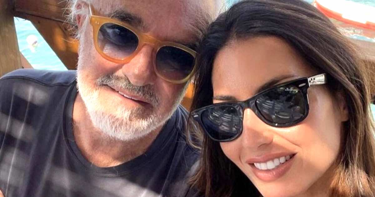 Briatore e Gregoraci il selfie insieme