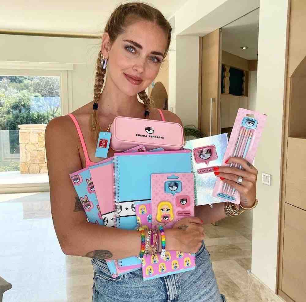 Chiara Ferragni lancia linea scuola