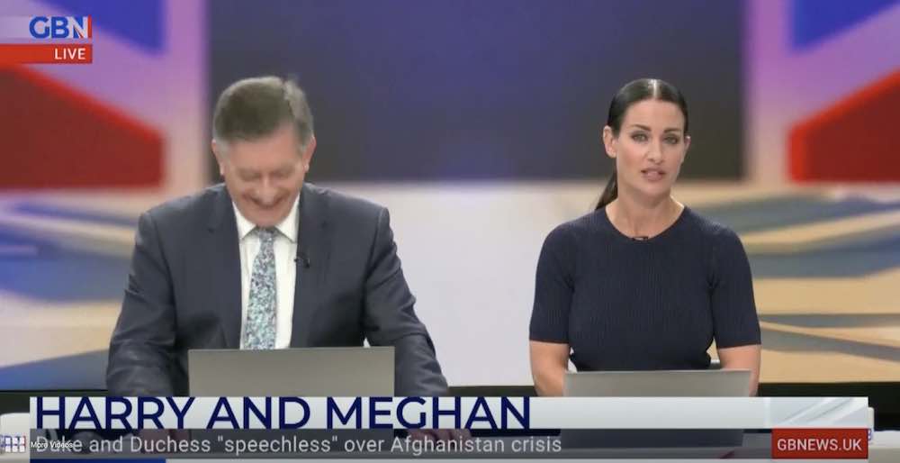 Harry e Meghan Markle derisi in diretta conduttore scoppia a ridere