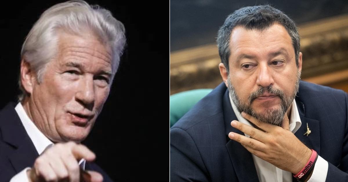 Richard Gere testimone contro Matteo Salvini