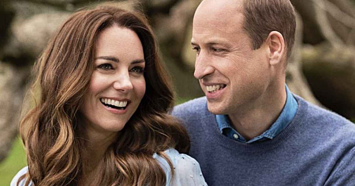 William e Kate Middleton con i figli al pub