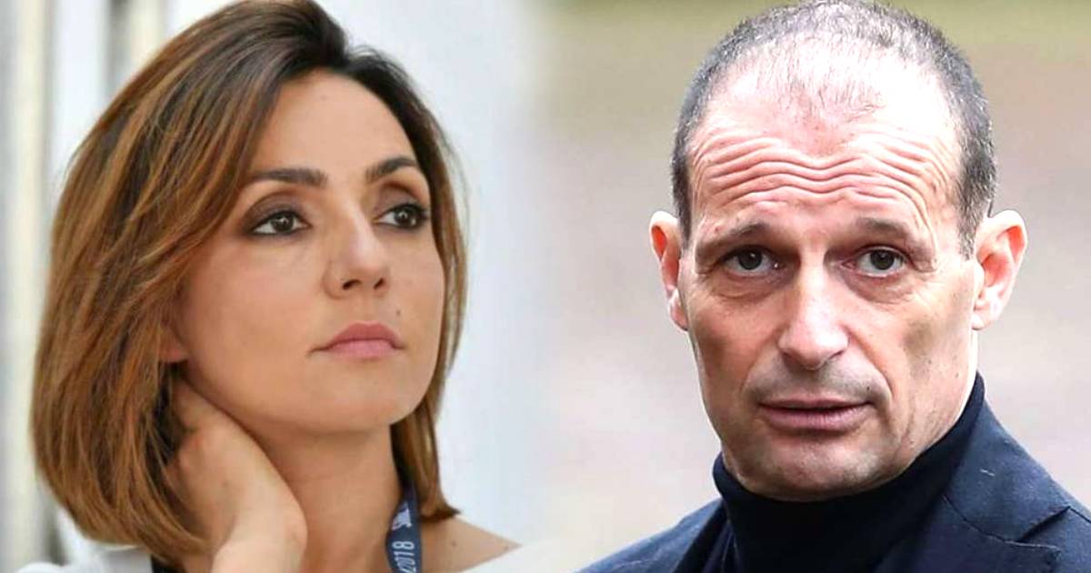 Ambra Angiolini e Massimiliano Allegri capello biondo