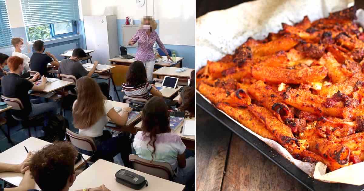 Pasta al forno per merenda a scuola