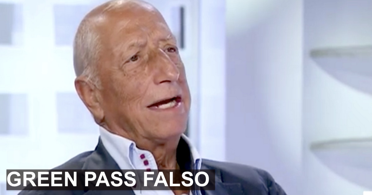 Pippo Franco denunciato Green pass falso