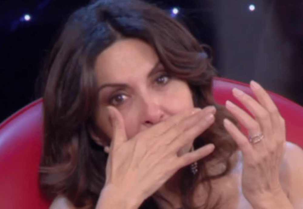 Sabrina Ferilli in lacrime a Tu si que vales