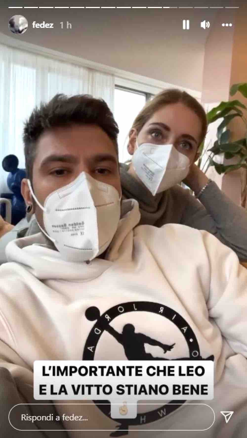 Fedez e Chiara positivi al virus