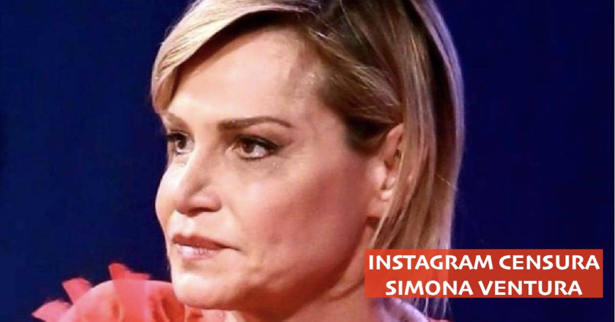 Instagram censura Simona Ventura