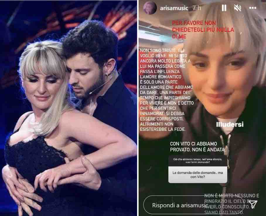 Arisa e Vito Coppola finita