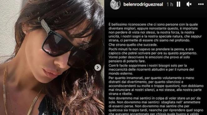 Belen Rodriguez- lo sfogo sui social