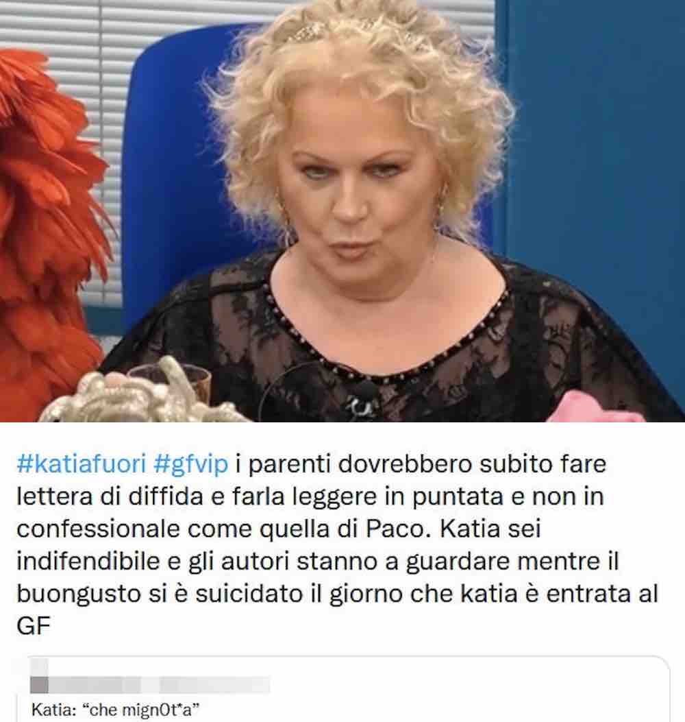 Katia Ricciarelli pubblico chiede squalifica