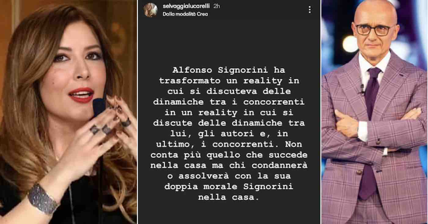 Selvaggia Lucarelli a muso duro su Alfonso Signorini