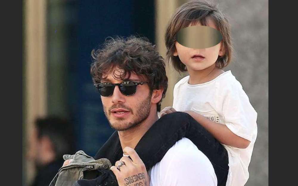 Stefano De Martino e suo figlio