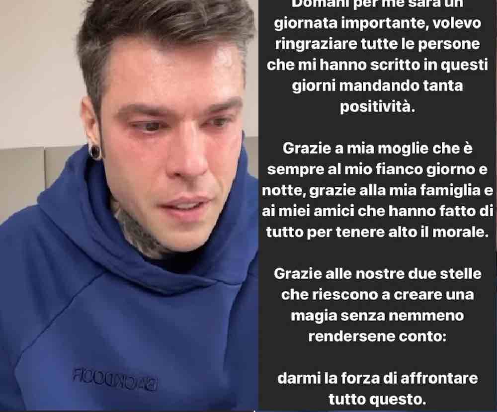 Fedez malattia