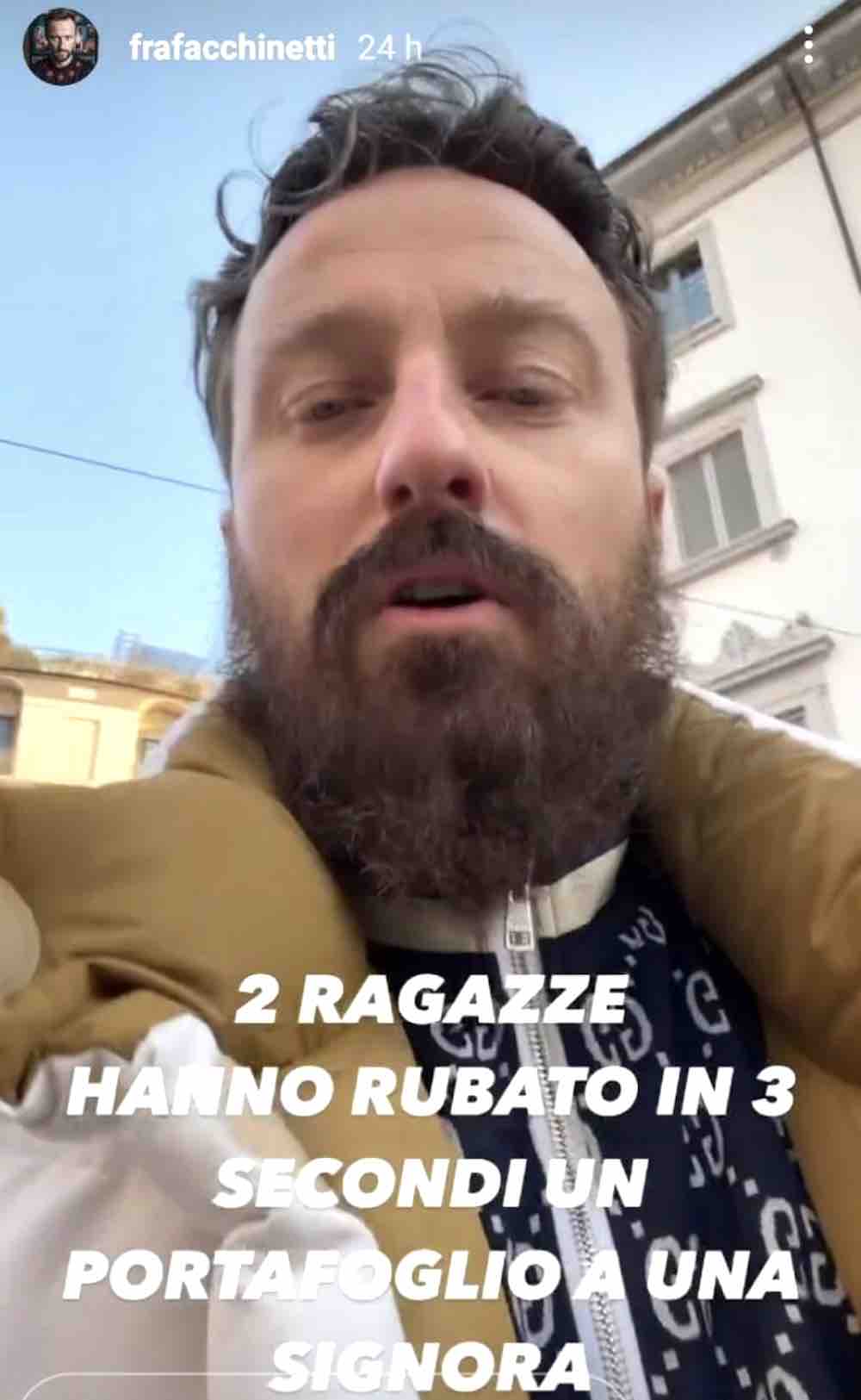 Francesco Facchinetti denuncia