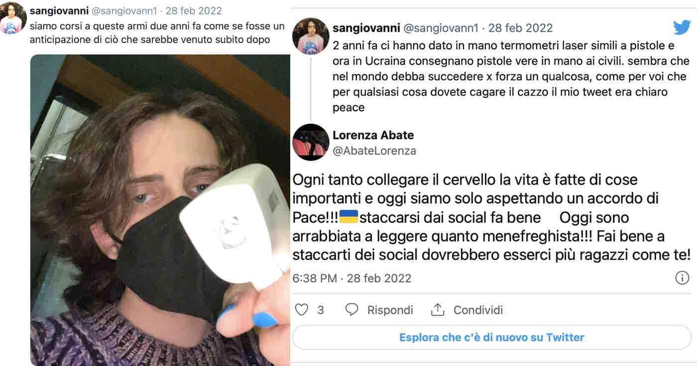 Sangiovanni travolto da una polemica