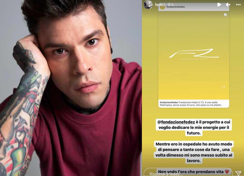 Fedez annuncio fondazione