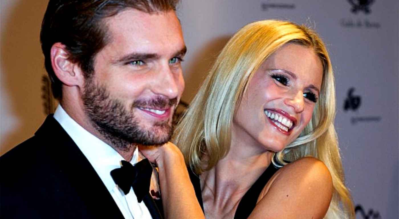 Michelle Hunziker Tomaso Trussardi