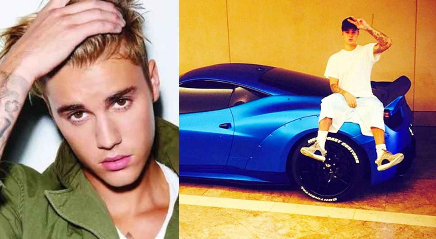 Justin Bieber Ferrari