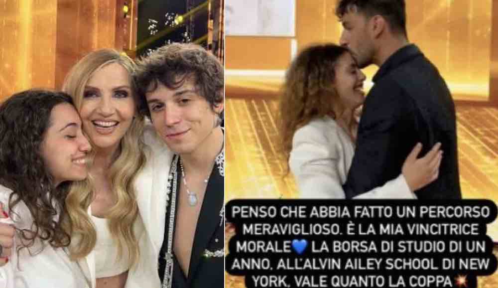 Lorella Cuccarini a gamba tesa