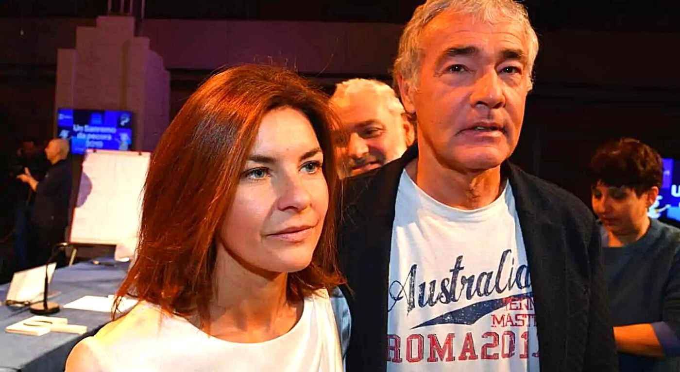 Massimo Giletti e Alessandra Moretti