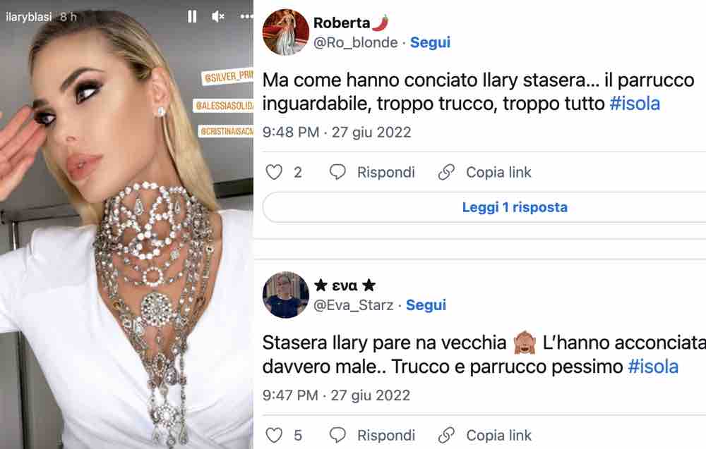 Ilary Blasi per la finale