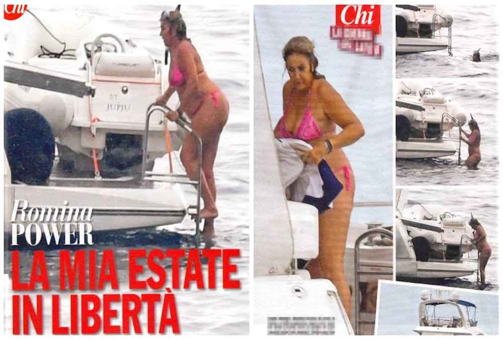 Romina Power in bikini
