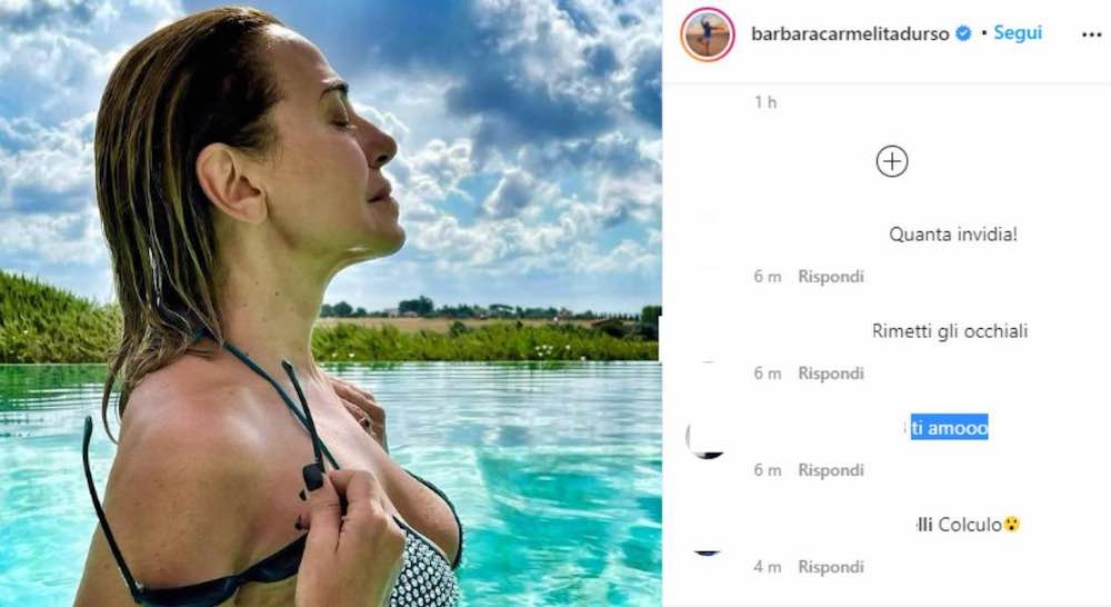 Barbara D'Urso vacanza