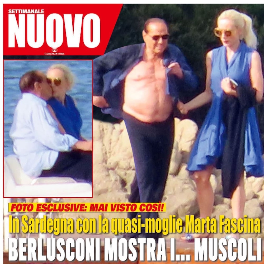 Silvio Berlusconi viaggio nozze