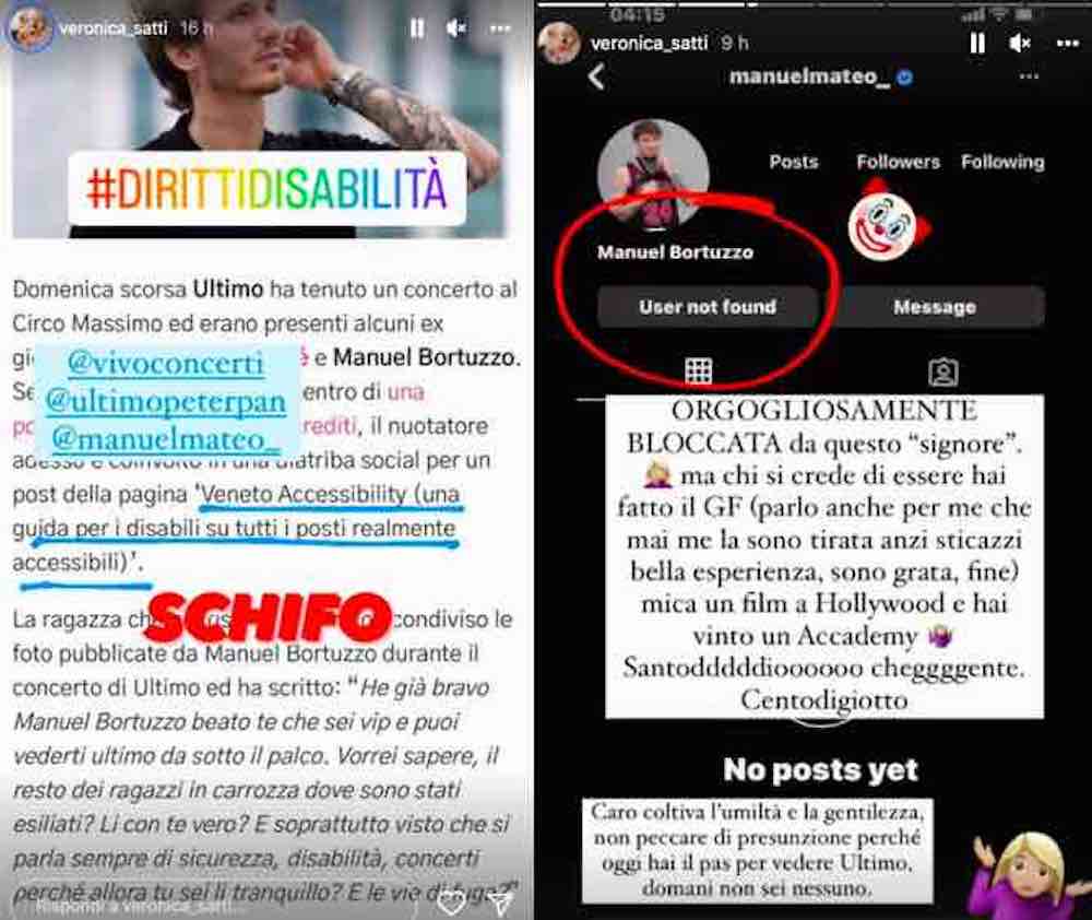 Manuel Bortuzzo blocca figlia Bobby