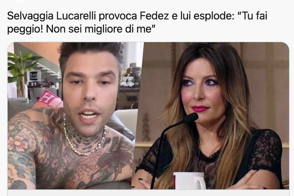 Selvaggia Lucarelli su Fedez