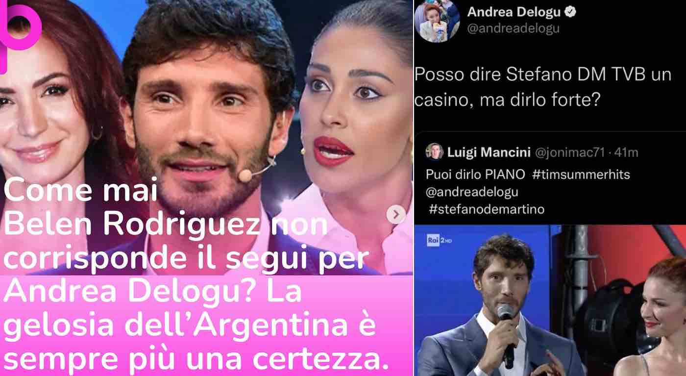 Andrea Delogu urla De Martino TVB