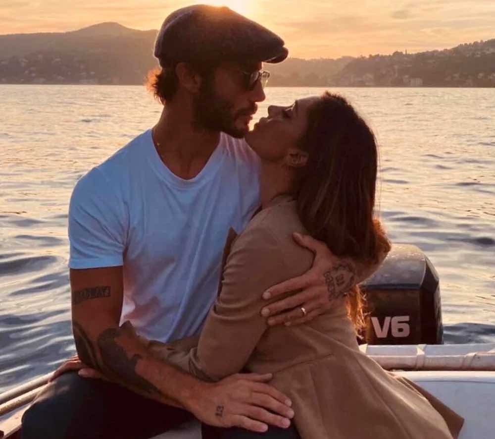 Belen Rodriguez amore con De Martino