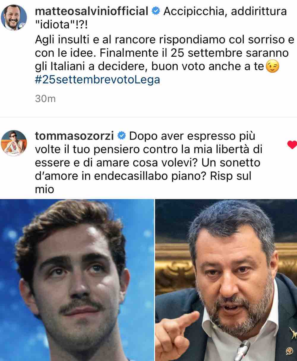 Zorzi contro Matteo Salvini