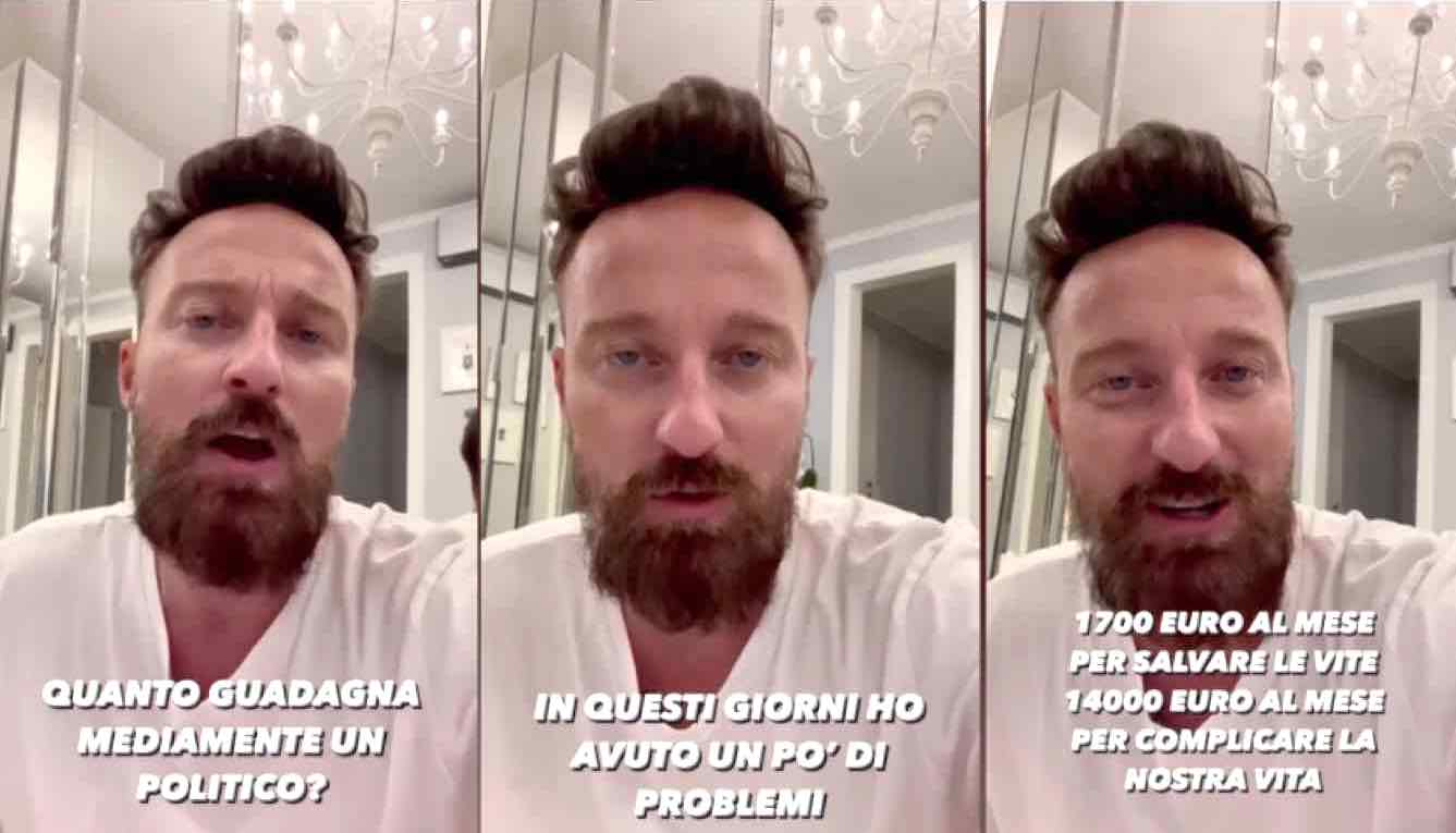 lo sfogo di Facchinetti