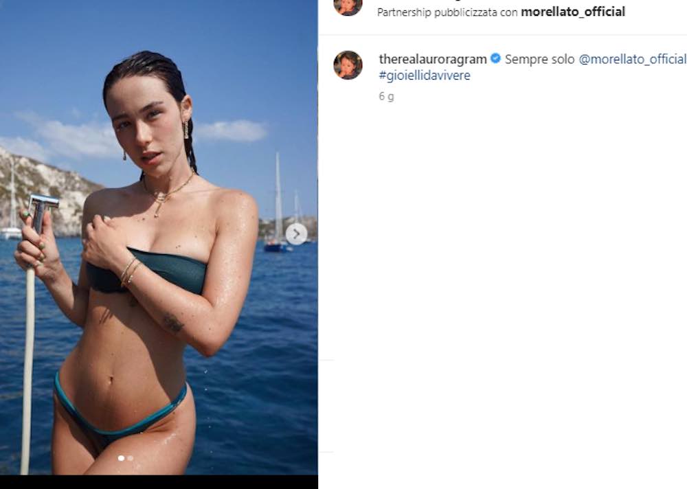 Aurora Ramazzotti incinta prima foto